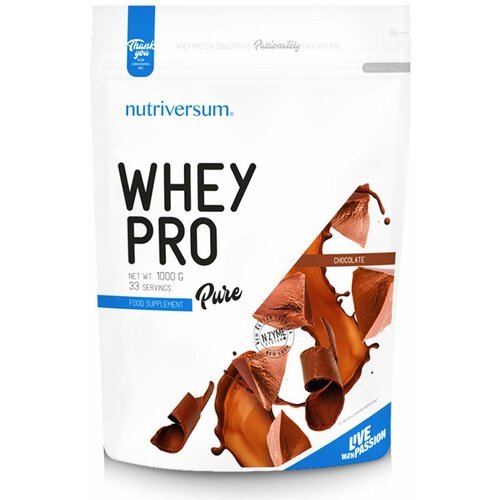 NUTRIVERSUM Whey Pro protein čokolada 1kg Slike