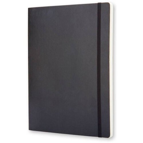 Moleskine Beležnica XL mehke platnice, črna &amp;ndash; brezčrtna Slike