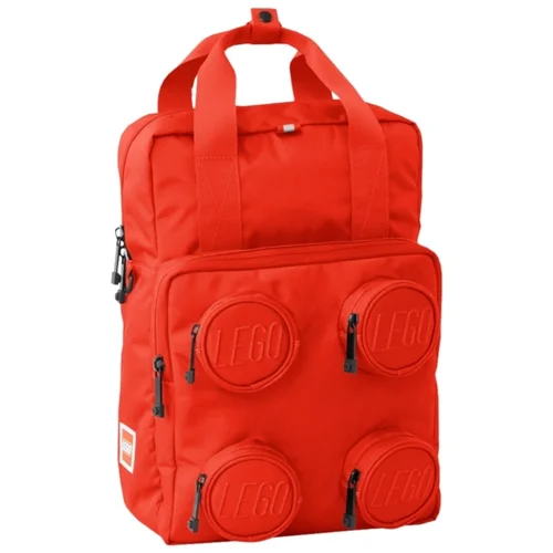 Lego Brick 2x2 Backpack Crvena