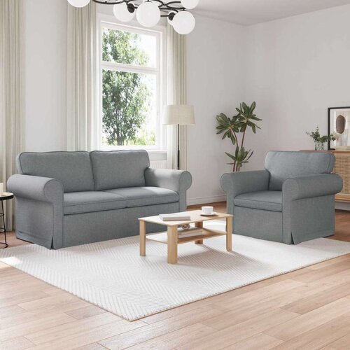 SOFA Kavč 2 pcs Svetlo siva, (5000144912) Cene