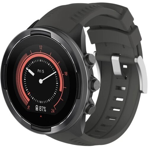  Silikonska narukvica Length: 131.2 + 98.4mm za Suunto 9 - Grey Slike