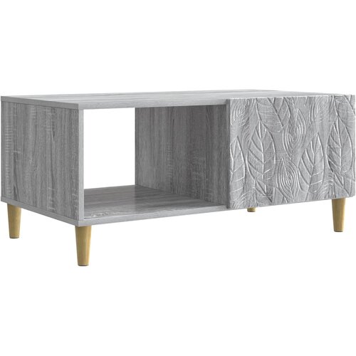  Kava Stol Siva Sonoma 90 x 50 x 40 cm Konstruirano drvo Slike