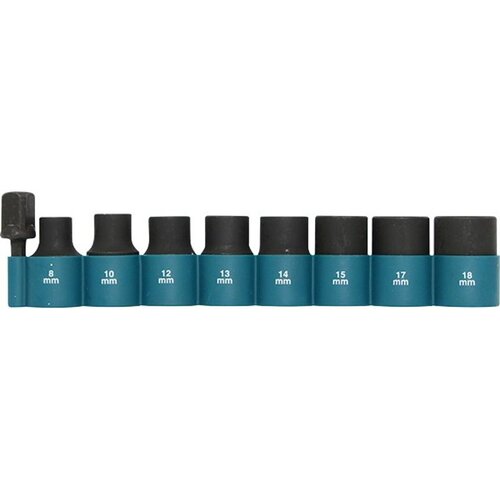 Makita 9-delni set 1/2" udarnih nasadnih ključeva sa adapterom 1/4" B-54645 Cene