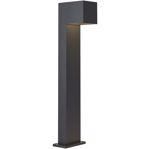 QAZQA Zunanja svetilka črna 65 cm vklj. LED IP64 z zatemnjeno svetlobo in solarno - Charlene Slike