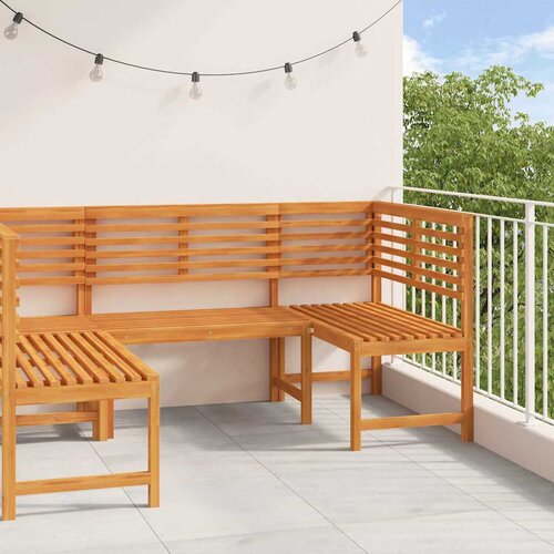  Set vrtne klupe 3 pcs Smeđa Čvrsto drvo akacije Cene