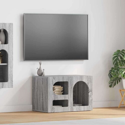 TV ormar Siva Sonoma 60 x 35 x 40 cm Konstruirano drvo Cene