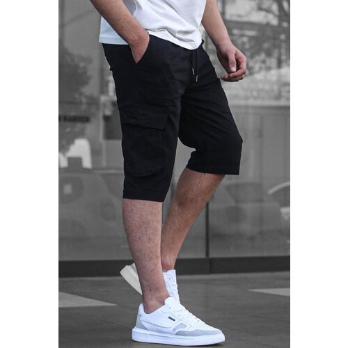 Madmext Shorts - Black - Normal Waist Cene