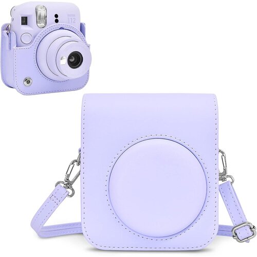  Zaštitna kožna futrola za FUJIFILM INSTAX Mini 12 aparat lilac purple Cene