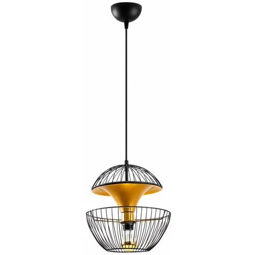 Opviq lights Crna/u zlatnoj boji viseća svjetiljka s metalnim sjenilom ø 30 cm Telmander –