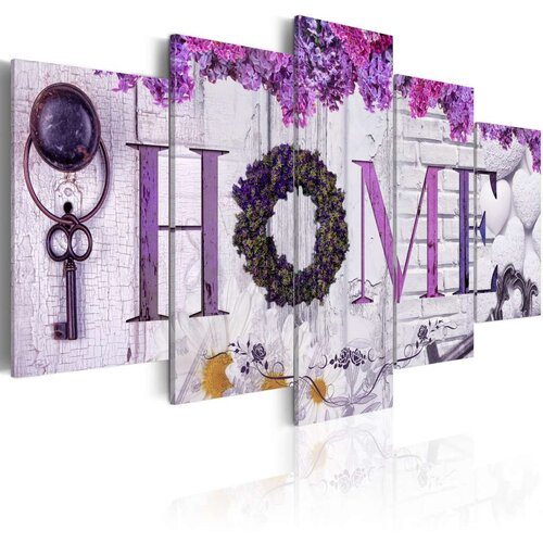  Slika - Purple House 100x50 Slike
