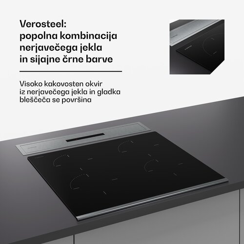 Klarstein Verosteel vgradna napa | Minimalistična, močna | EEC A++ | 853,3 m³/h | 60 cm Cene