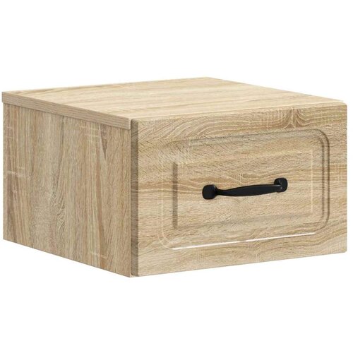  Stenski nočni omarici s predalom Sonoma hrast 34,5 x 33 x 20 cm, (5000233474) Cene