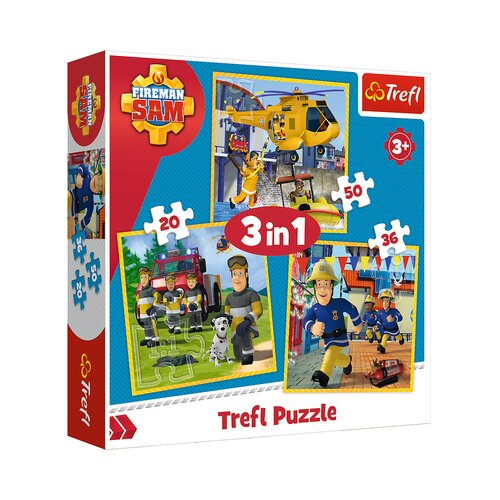 Trefl sestavljanke 3v1 gasilec 34844 Cene