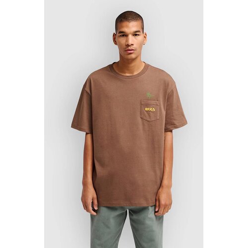 Rvca Nature Calling Pocket T-Shirt wood Cene