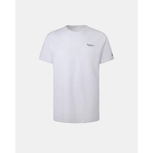 PepeJeans Majice s kratkimi rokavi PM508212 ORIGINAL BASIC 3N Bela Slike