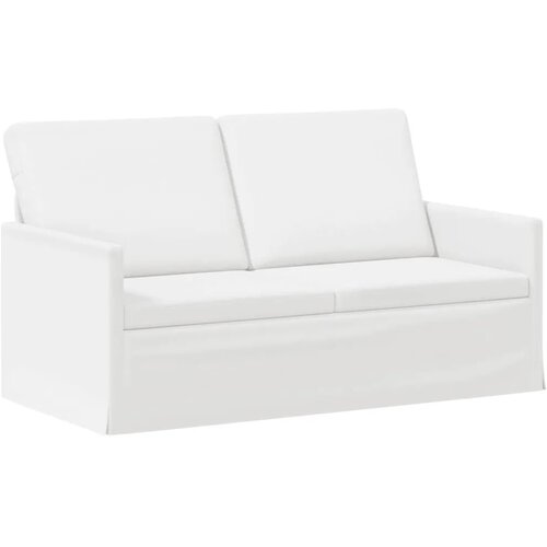  Set sofe 2 pcs Bijela Tkanina - Bijela Jednostruka + Dvostruka (140 cm) Slike