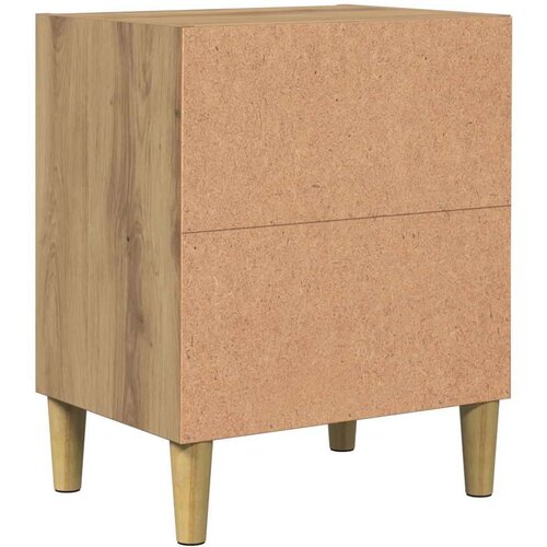 VidaXL Noćni ormarić Artisan hrast 40x30x50 cm izrađeno drvo Slike