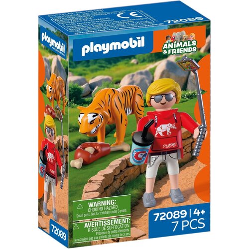 Playmobil Živalski vrt: Tiger in obiskovalec - 1 k. Cene
