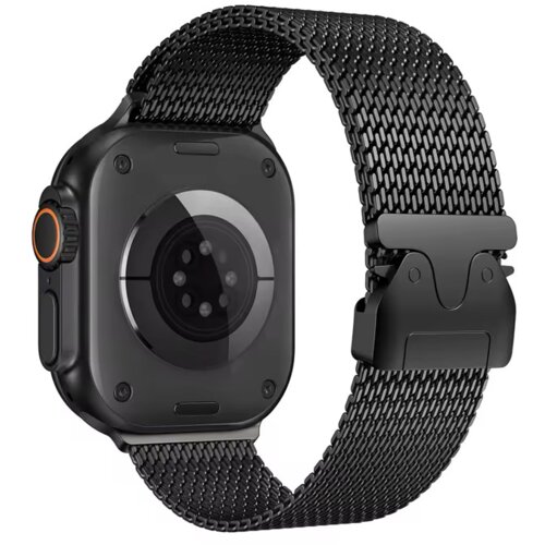  Narukvica za Apple Watch Milanese Loop Black Titanium M 42/ 44/ 45/ 49 mm Slike