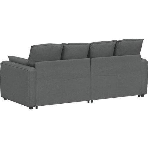  Modularna sofa s jastucima tamno siva Slike