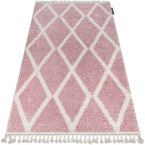 RugsX Preproge Preproga BERBER TROIK A0010 roza / bela 240x330 cm Rožnata Cene