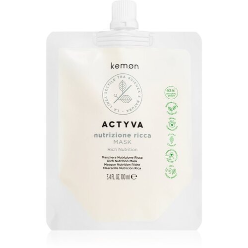 Kemon Actyva Nutrizone Ricca intenzivna maska za ekstremno suhe lase 100 ml Cene