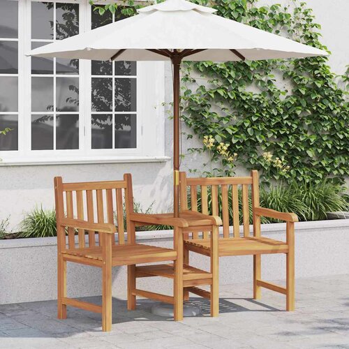  Vrtne vanjske stolice 152 x 63 x 89 cm Čvrsto teak drvo Cijene