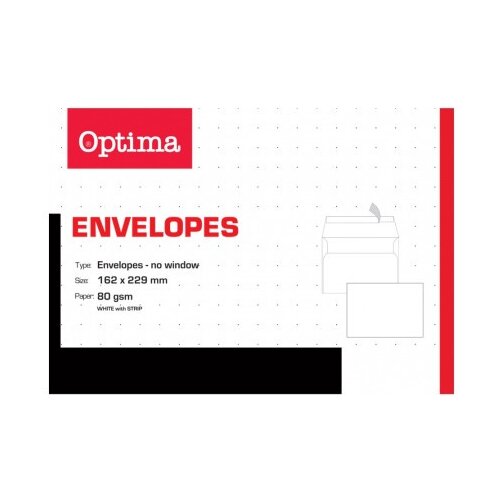 Optima koverte 16x23 bez prozora 500 kom. ( 230305 ) Cene