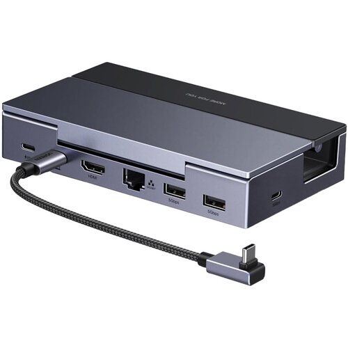 Ugreen 6-V-1 USB-C PRIKLOPNA POSTAJA ZA PRENOSNIK, TELEFON IN ADAPTER, SIVA, (5000261422) Cene