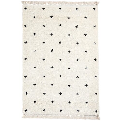 Think Rugs Belo-črna preproga Boho Dots, 120 x 170 cm Slike