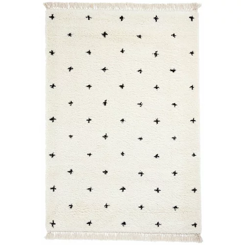 Think Rugs bijelo-crni tepih Boho Dots, 120 x 170 cm