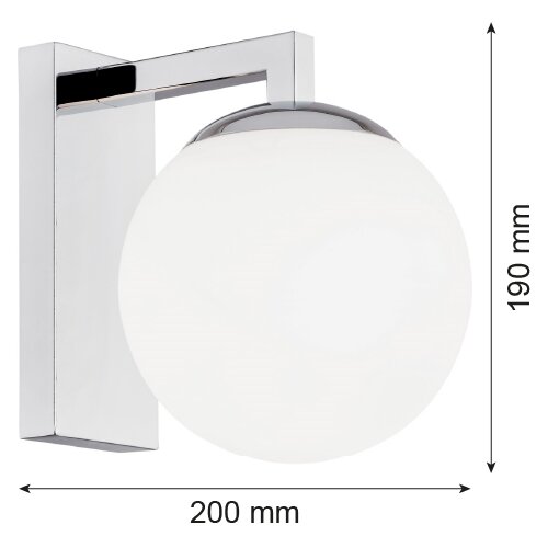  Argon 3735 - Zidna lampa ASPEN 1xE27/15W/230V sjajni hrom Slike