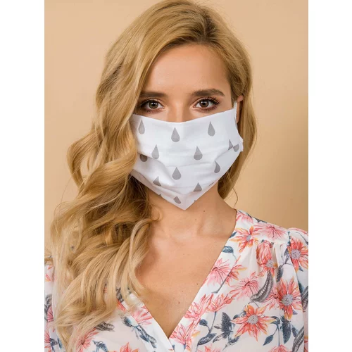 Fashion Hunters White, reusable protective mask