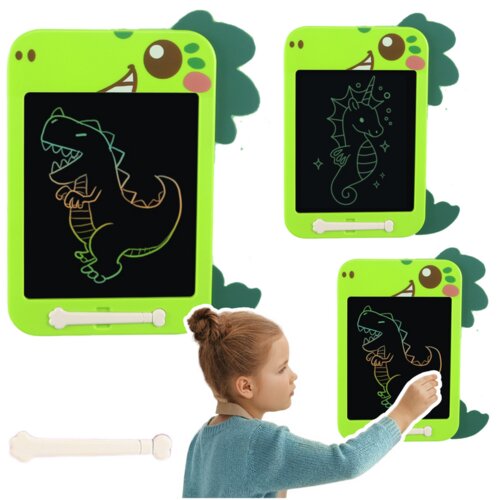 Marker za crtanje, ploča za pisanje, LCD, dinosaur, olovka, zelena Cijene