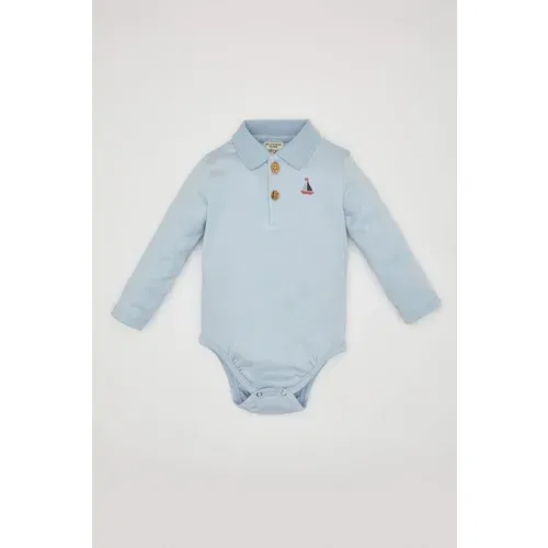 Defacto Baby Boy Long Sleeve Snap Body