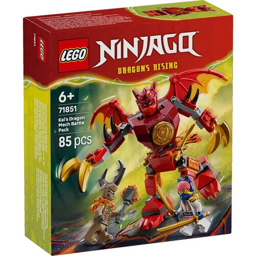 Lego NINJAGO Kai's Dragon Spinjitzu Mech Battle Pack 71851 Cene