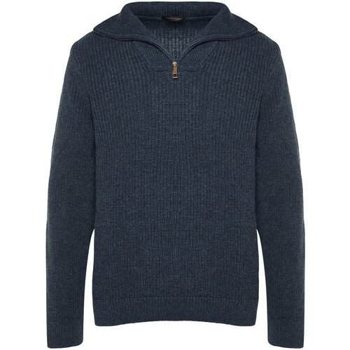 Trendyol Sweater - Dark blue - Regular fit Slike
