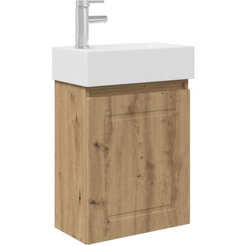 vidaXL Kopalni&scaron;ka omarica s tapo Artisan hrast 45,5 x 22,5 x 84 cm, (5000246132) Cene