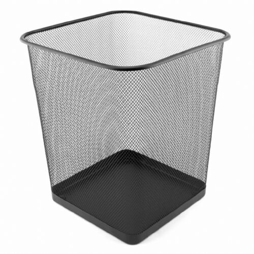Levia Ko&amp;scaron; za smeti, kovinski, kvadraten, 18 l, črn Slike