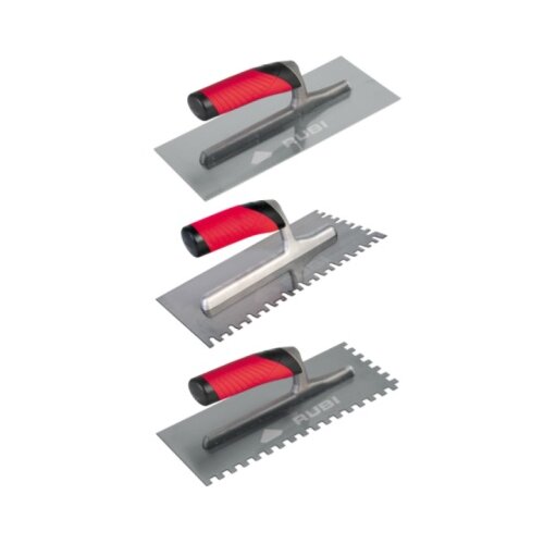 Rubi metalna gleterica sa gumenom drškom 28cm, 4.5x4.5 ( 74980 ) Slike