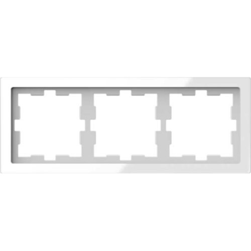 Merten okvir 3f.crystal white D-Life glass MEG4030-6520, (21224865) Slike