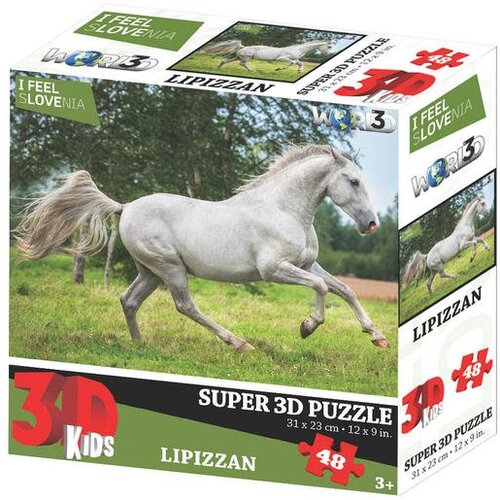 Prime 3d 48 delna 3D sestavljanka Lipicanec 70808 Cene