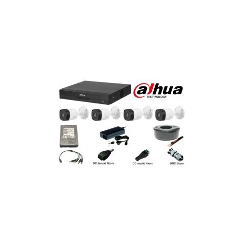 Dahua SET-01 * 4 kamere + dvr, full hd, 3TB - Cene