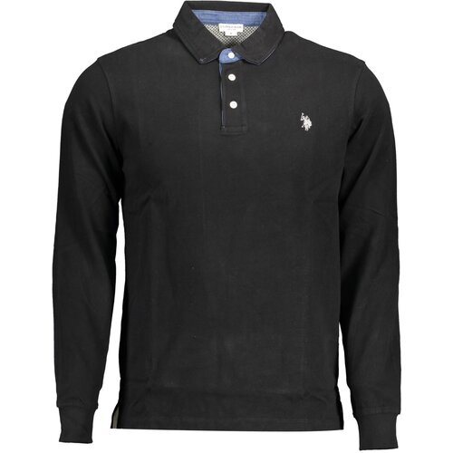 U.S. Polo Assn. US POLO MEN&#39;S LONG SLEEVED POLO BLACK Cene