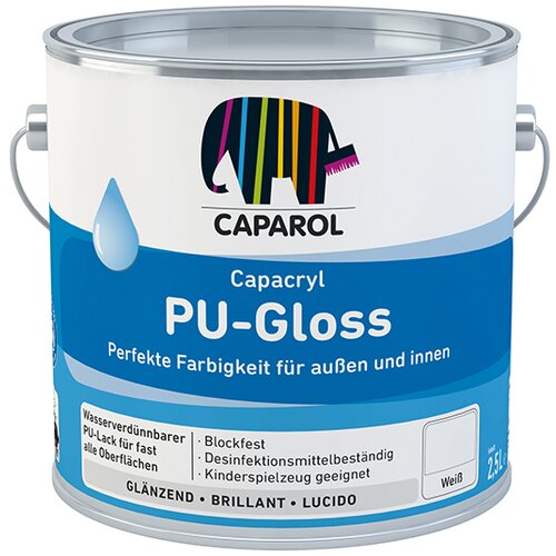  CAPACRYL PU-GLOSS 0.75L BIJELA CAPAROL Slike