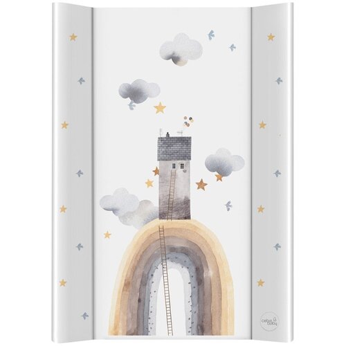 Ceba Baby Podloga za prematanje tvrda 50x70 cm, Basic Rainbow Home Slike