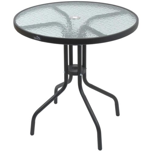  Vrtni sto prečnika 70 cm, crne boje Cene