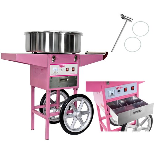 Royal Catering Mobilni aparat za sladko vato brez pokrova na kolesih, (21384108) Slike