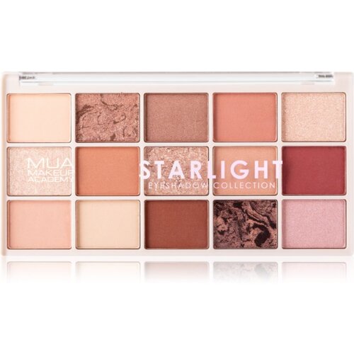 MUA Makeup Academy Professional 15 Shade Palette paleta senčil za oči odtenek Starlight 12 g Slike