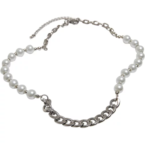 Urban Classics Accessoires Pearl Various Chain Necklace silver